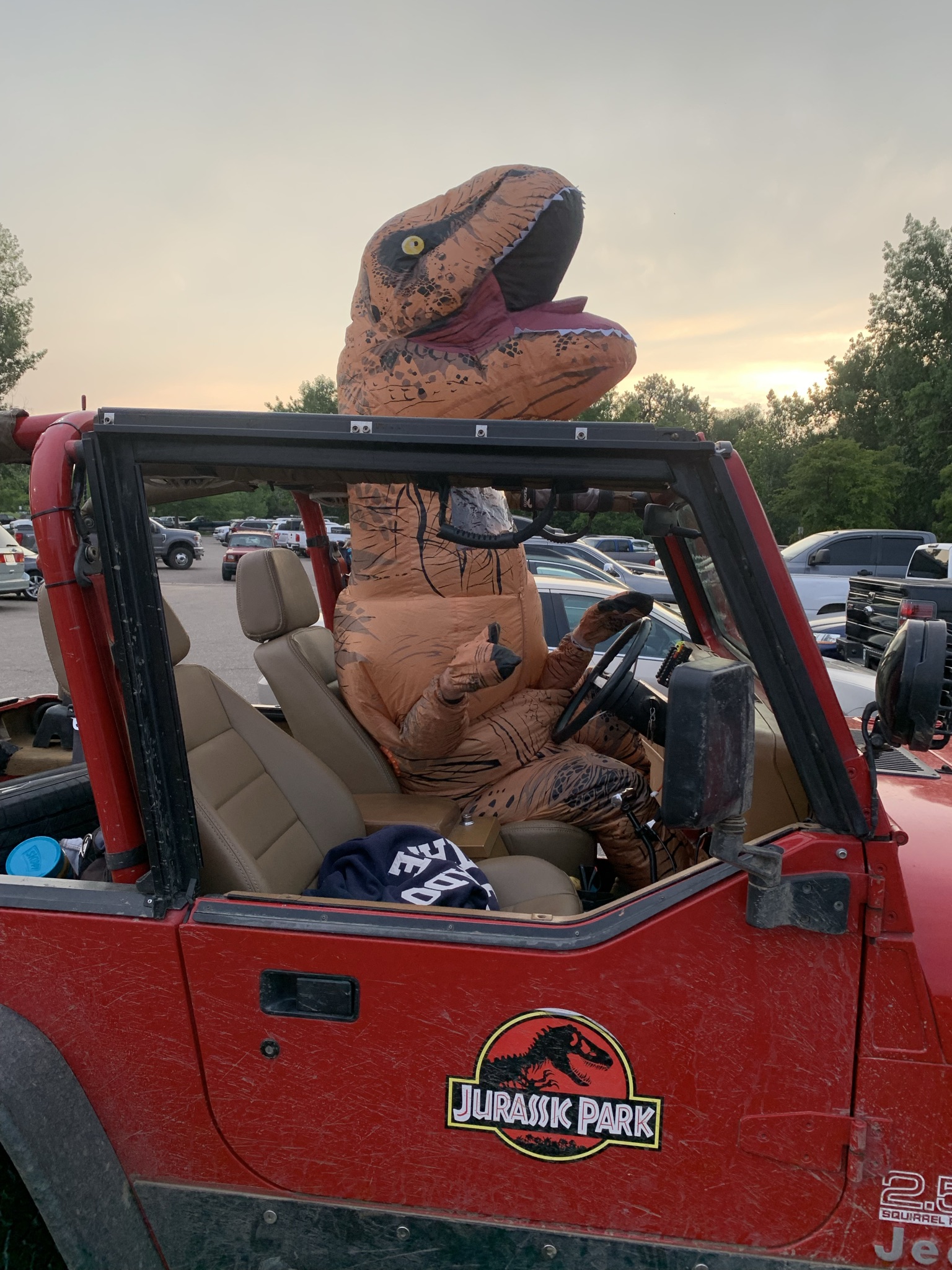 T. Rex Driving